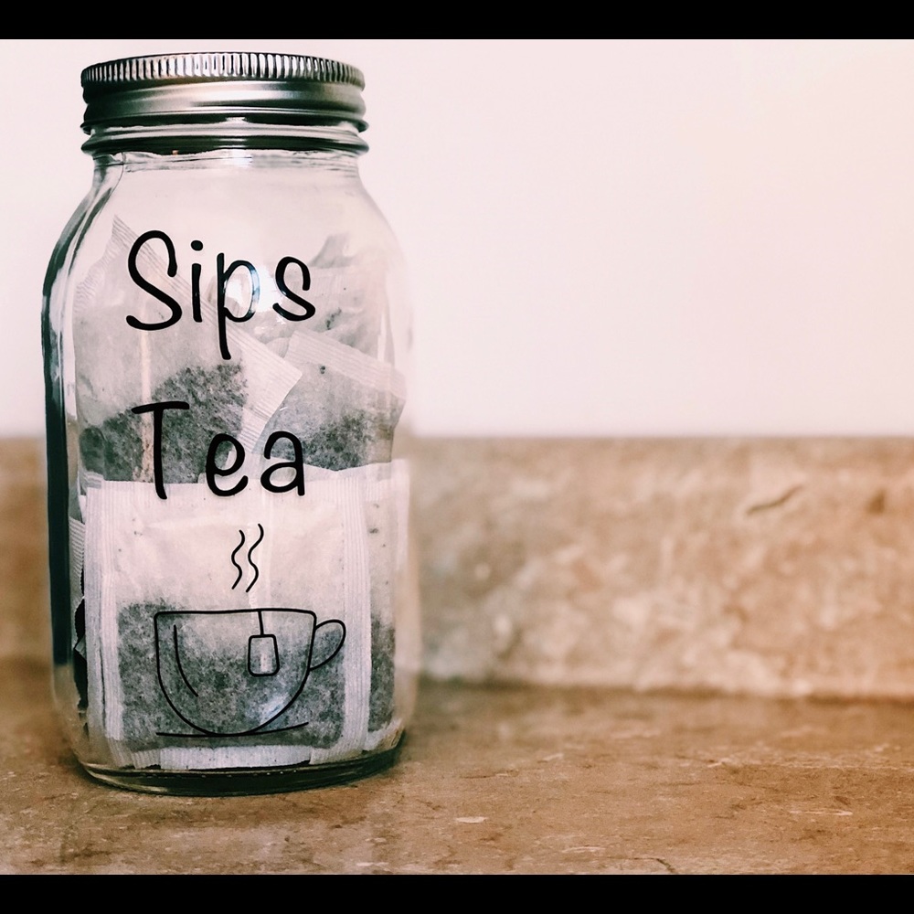 Mason Jar Tea container